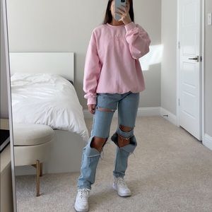 Embroidered sweatshirt